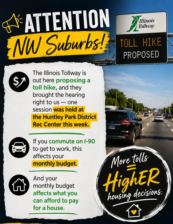 The Tollway Wants More of Your Money — Here's What NW Suburb Commuters Need to Know
