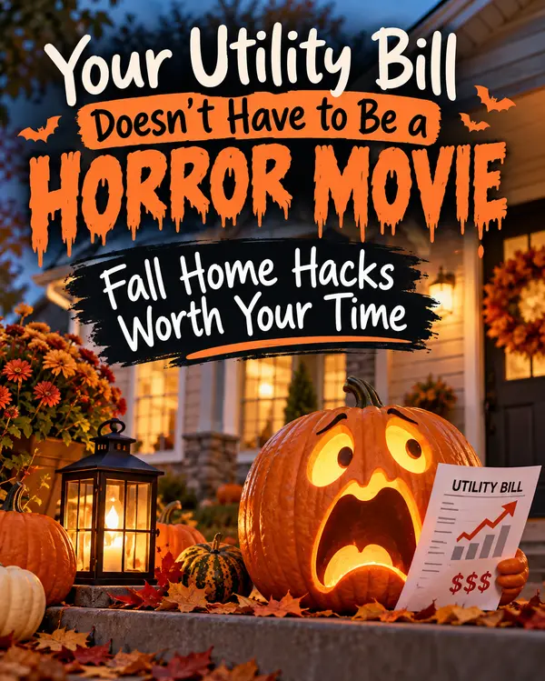 feature image of Your Utility Bill Doesn't Have to Be a Horror Movie: Fall Home Hacks Worth Your Time