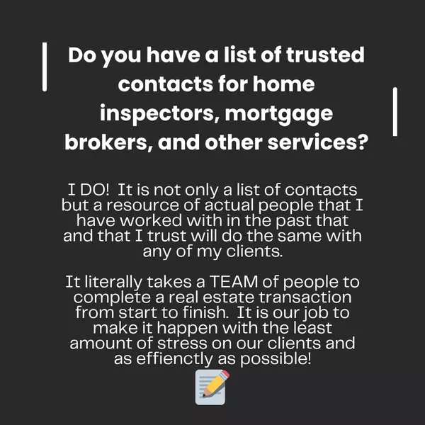 Trusted resources list