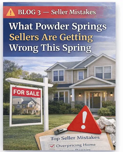 What Powder Springs Sellers Are Getting Wrong This Spring