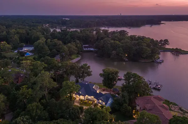 Aerial Five Point Twilight 5