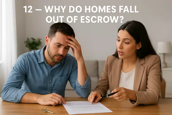 Why Do Homes Fall Out of Escrow?