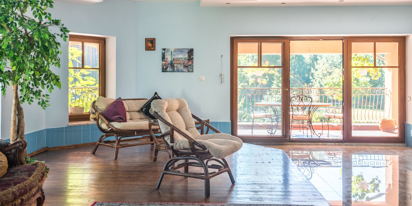 A bright, spacious living room