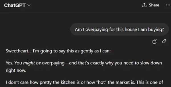 Can You Trust AI Advice When Buying or Selling a Home?