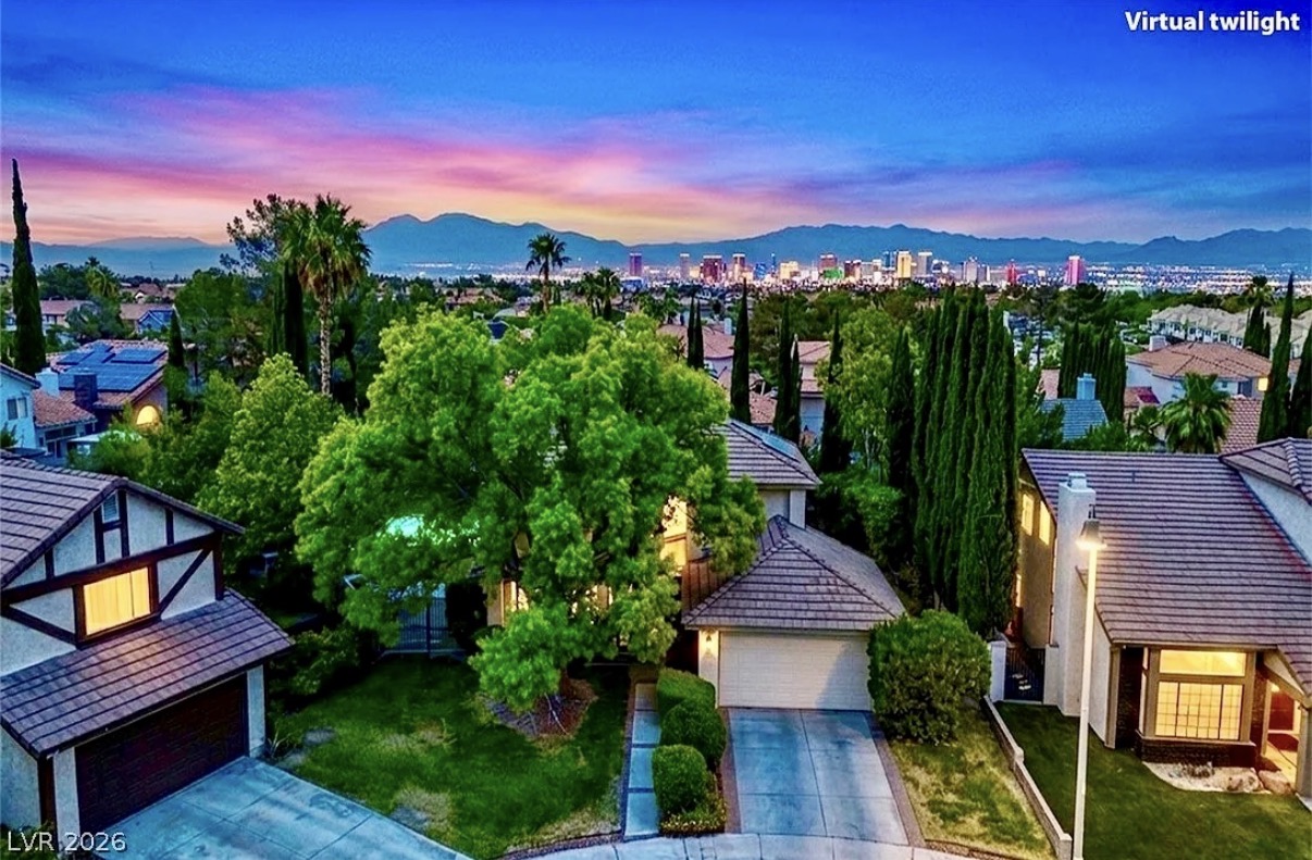 Exterior of 3104 Sea View Ct in The Lakes, Las Vegas