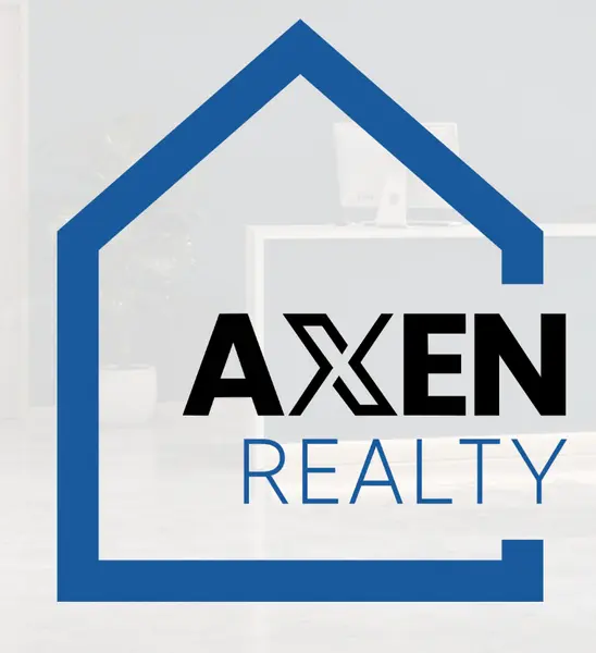 AXEN Realty logo with blue house icon and black AXEN text, representing a professional real estate brokerage brand.
