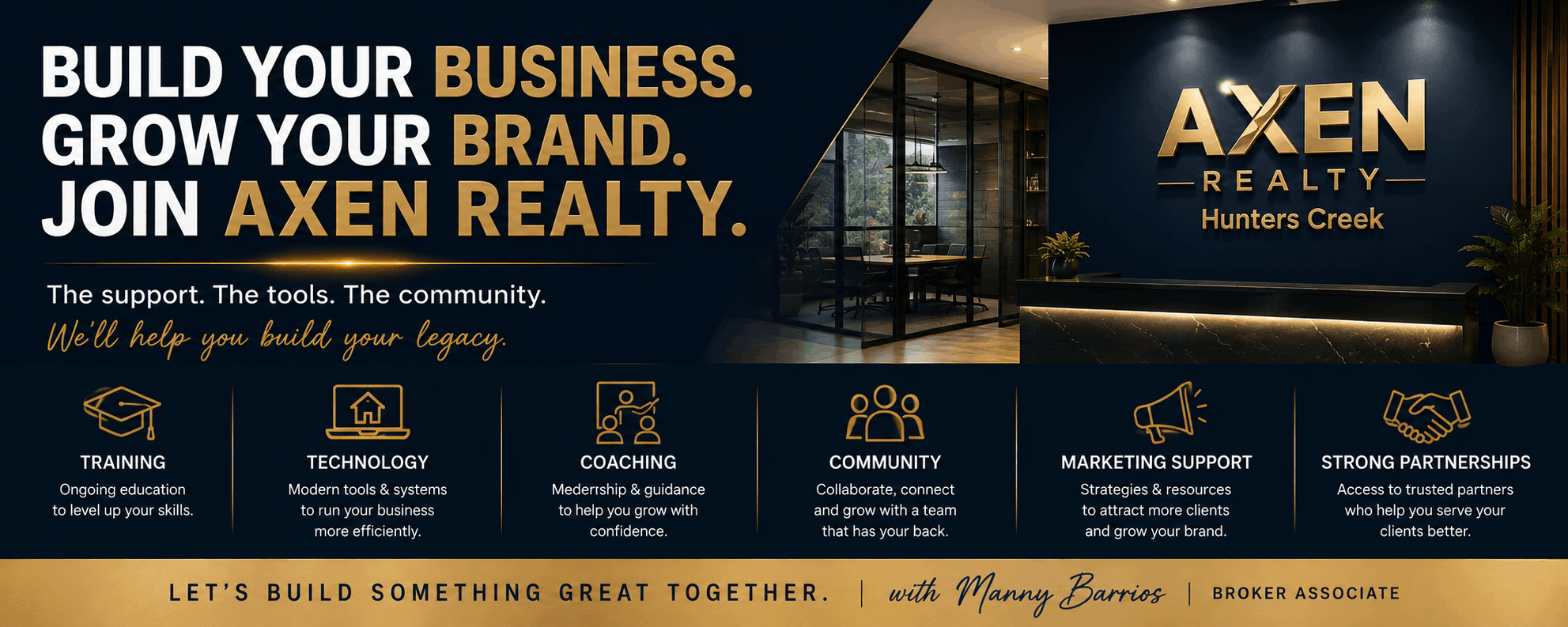 Join AXEN Realty with Manny Barrios in Orlando Florida