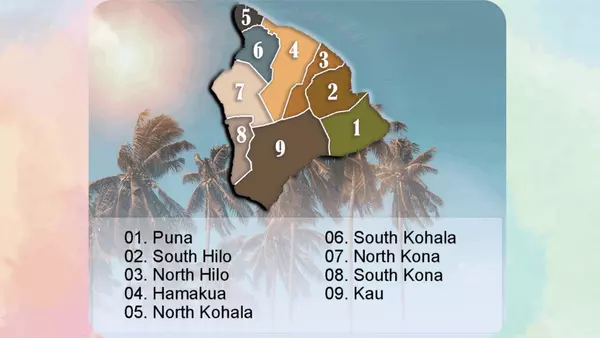 Navigate the Big Island: Your Quick Guide to its 9 Districts! ,Andy Madrid