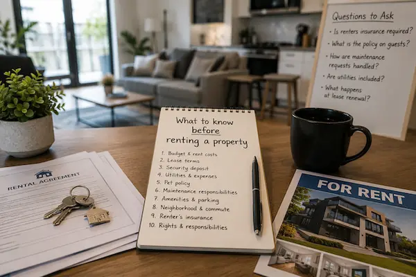 What to know before renting a property