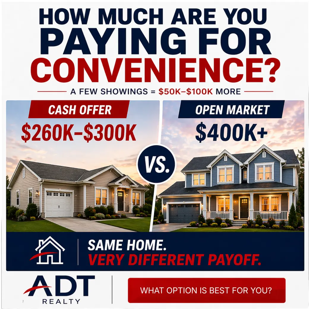 How Much Are You Willing to Pay for Convenience? If you’ve been thinking about selling your home in Arizona, you’ve probably seen the ads: “We’ll buy your home for cash” “No showings, no repairs”