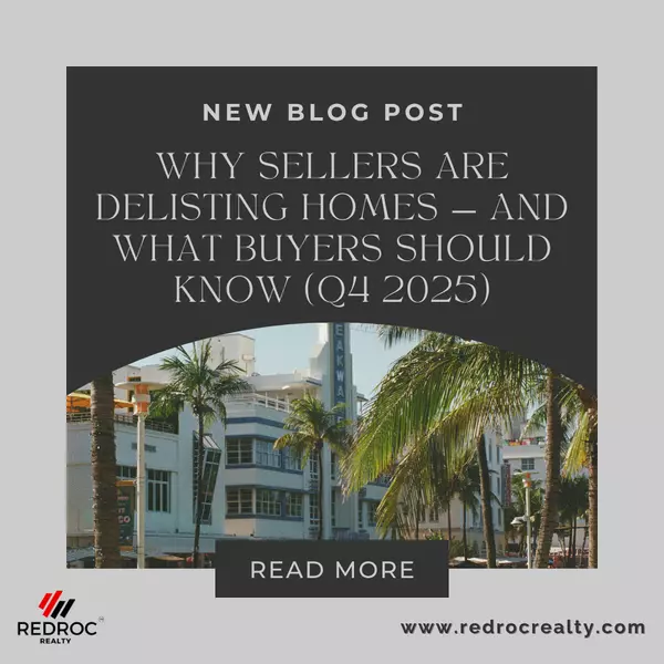 Why Sellers Are Delisting Homes — And What Buyers Should Know (Q4 2025),Tony Galetti