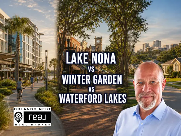 Lake Nona vs. Winter Garden vs. Waterford Lakes: Which Orlando Area Is Right for You?