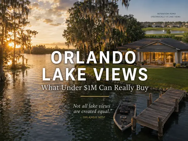 Can You Find Orlando Homes With Lake Views Under $1 Million?