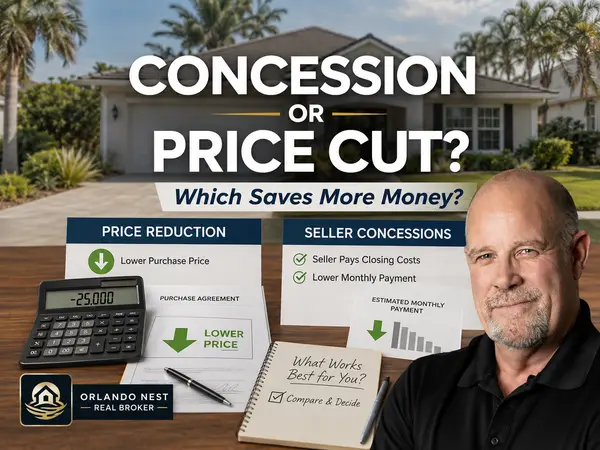 feature image of Seller Concessions vs. a Price Reduction: Which Saves More Money in Orlando?