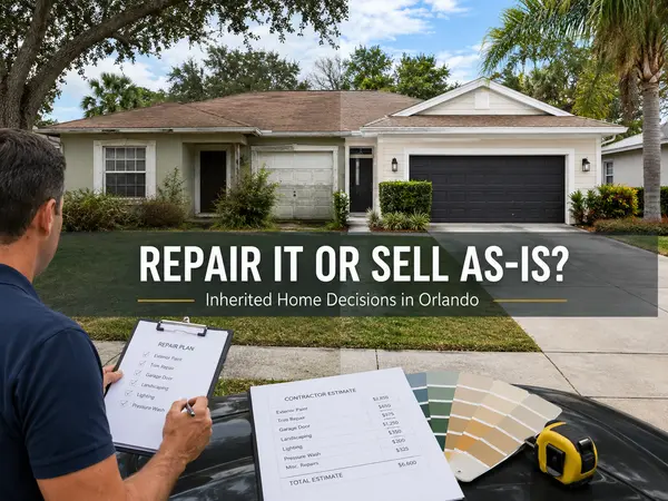 feature image of Should You Repair an Inherited Home or Sell It As-Is in Orlando?