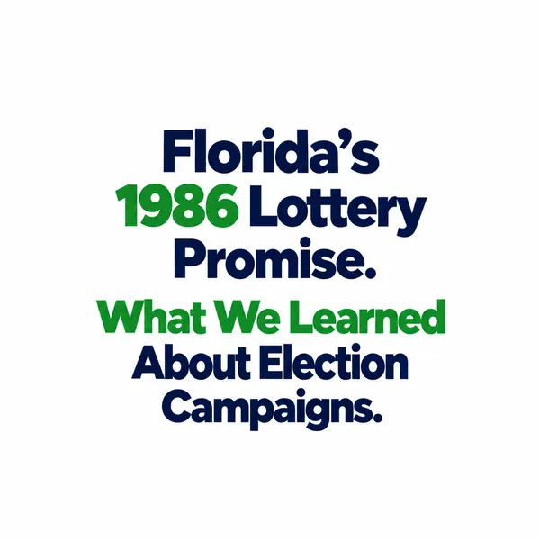 Florida's Lottery Promise of 1986: What It Teaches Us About Political Advertising and Amendment 3