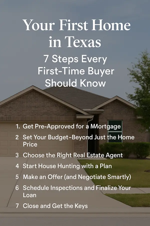 feature image of Your First Home in Texas: 7 Steps Every First-Time Buyer Should Know