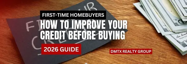 How to Improve Your Credit Before Buying (2026 Guide),DMTX Realty Group