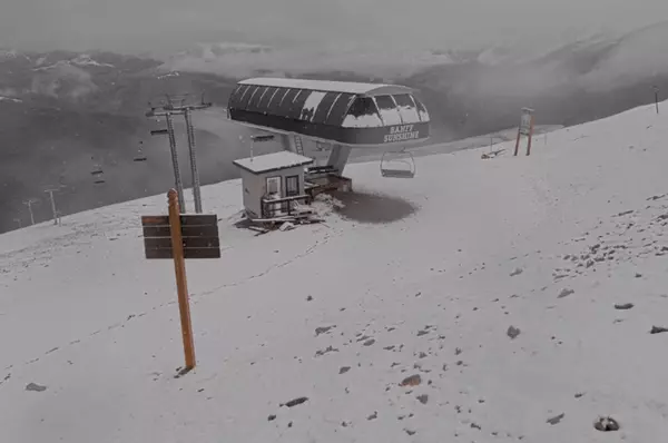Winter wonderland in parts of Alberta as snow falls in July