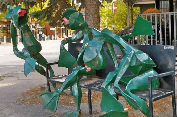 Calgary's 4th Street frogs are missing and here's what we know