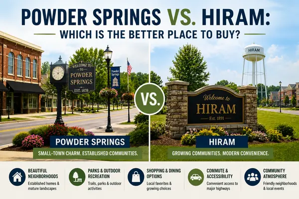 Powder Springs vs. Hiram: Which Is the Better Place to Buy?