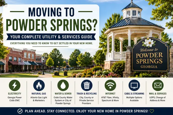 Moving to Powder Springs? Your Complete Utility & Services Guide
