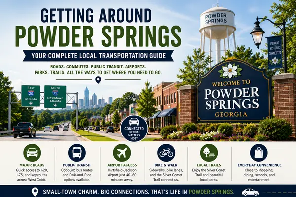 Getting Around Powder Springs: Your Complete Local Transportation Guide