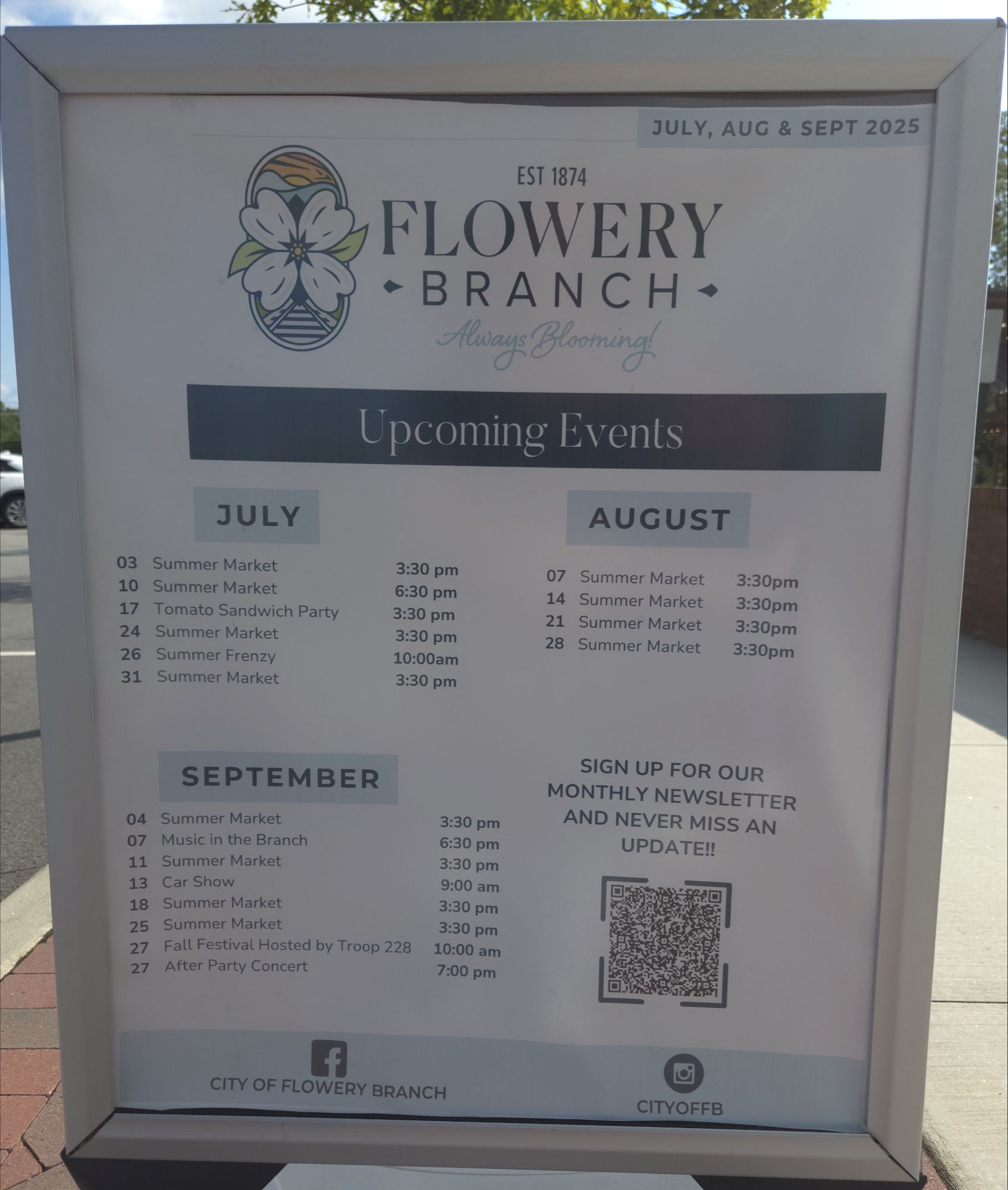 Events in Flowery Branch GA