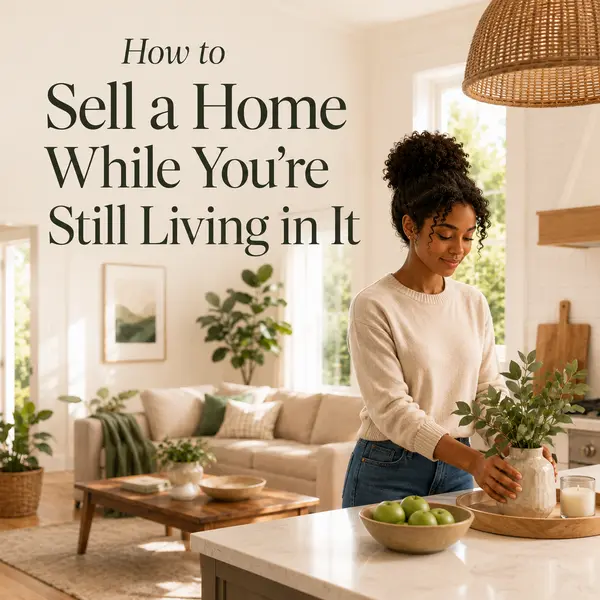 feature image of How to Sell a Home While You’re Still Living in It