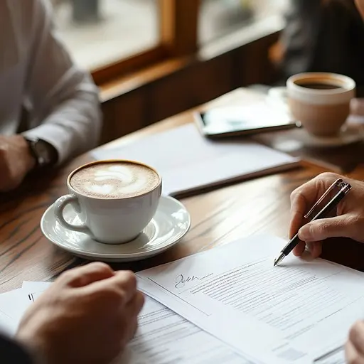 coffee and contract