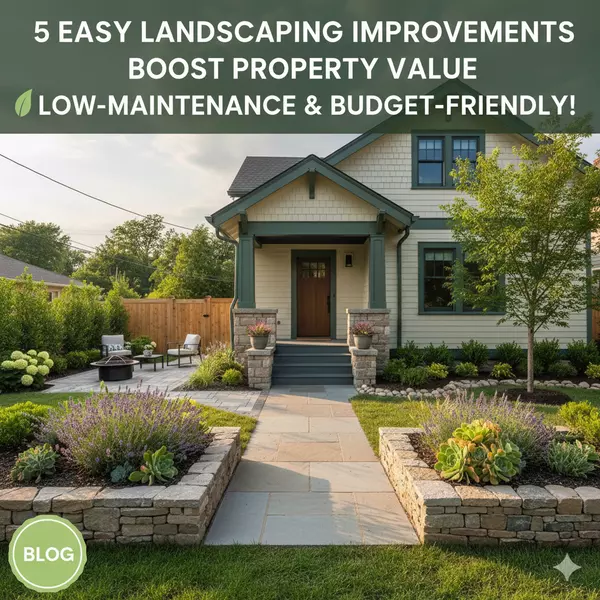 feature image of 5 Easy Landscaping Improvements That Boost Your Property Value (With Low-Maintenance, Budget-Friendly Plants)