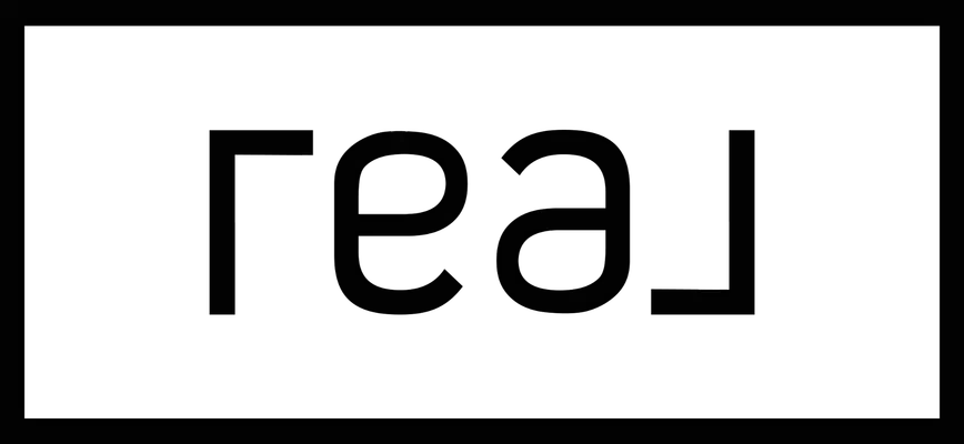 Real Logo Outline Black