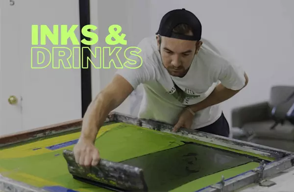 Inks & Drinks: Artist led happy hour and workshop | Jan 16