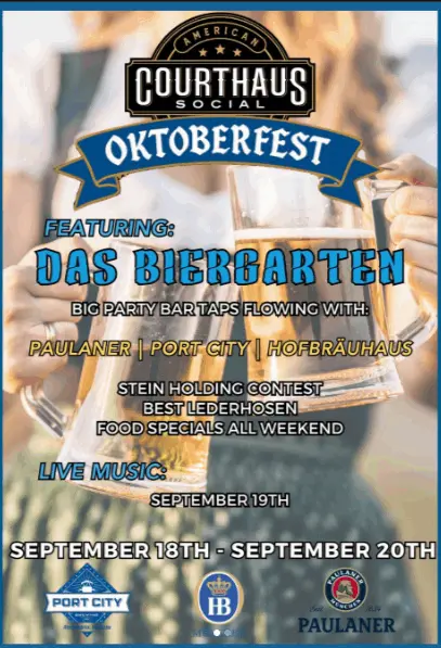 Courthaus Social | Sep 18-20