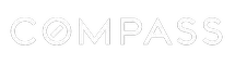 COMPASS Logo White on Transparent 1000 x 200