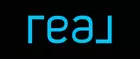 Real Logo Solid blue font  Black