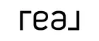 Real Logo Solid White with Black Wordmark