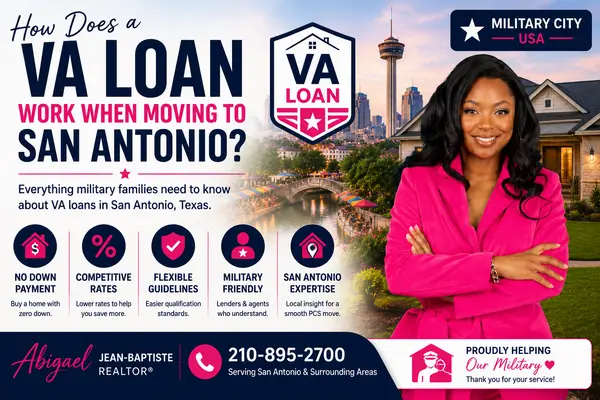 How Does a VA Loan Work When Moving to San Antonio?