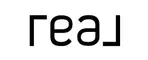 Real Logo Solid White with Black Wordmark
