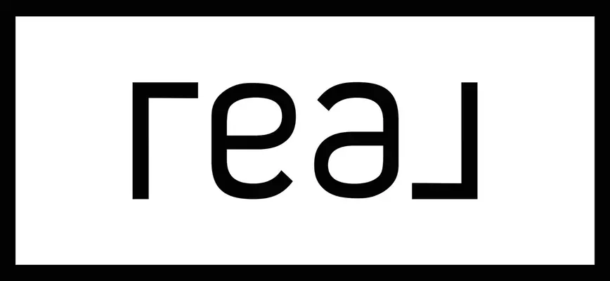 Real Logo Outline Black