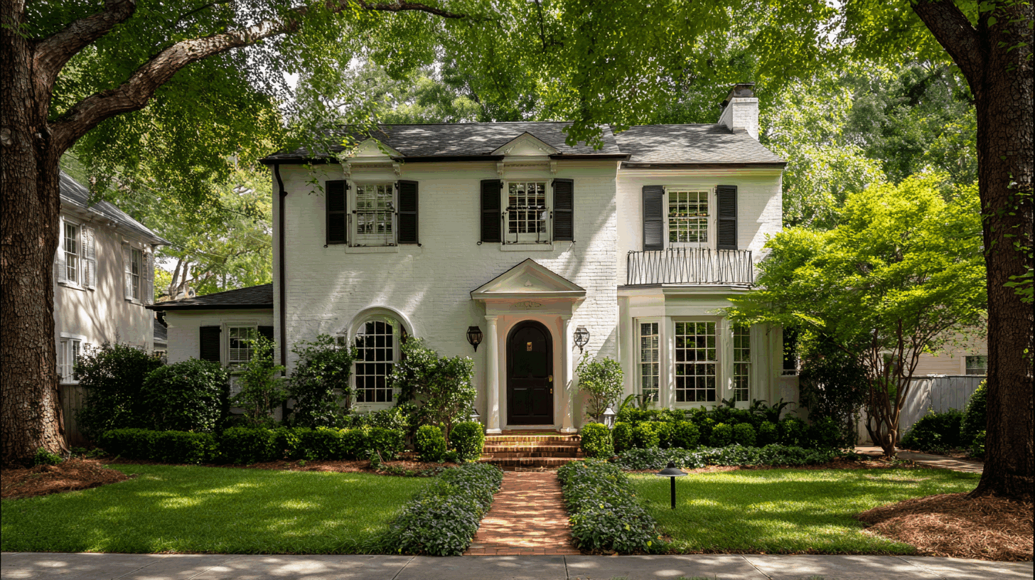 Myers Park style house in charlotte nc