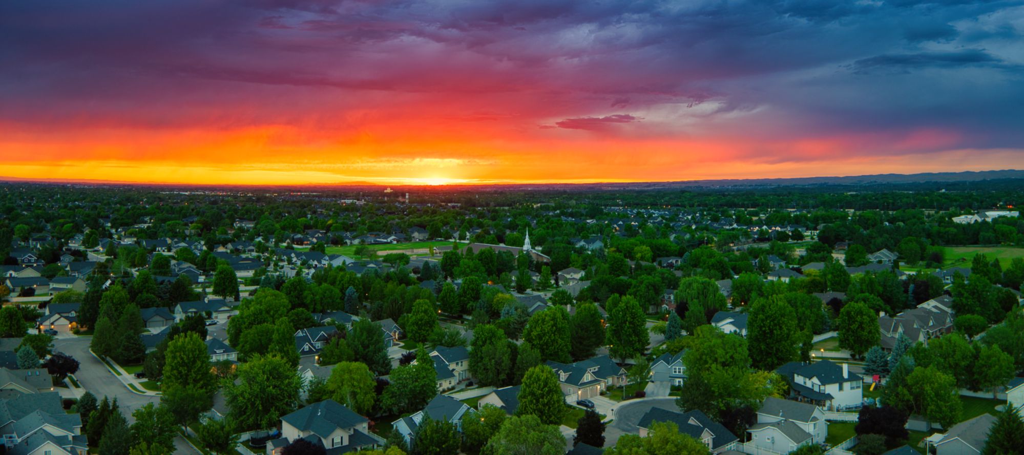 Meridian Idaho Sunset Neighborhoods Subdivisions Community Homes