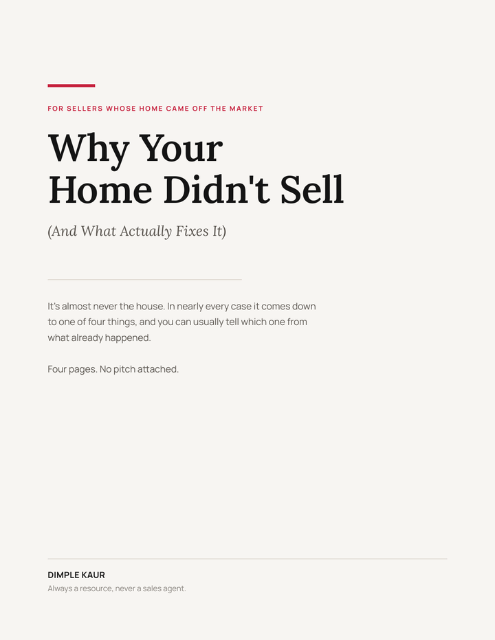 Cover of the guide: Why Your Home Didn’t Sell