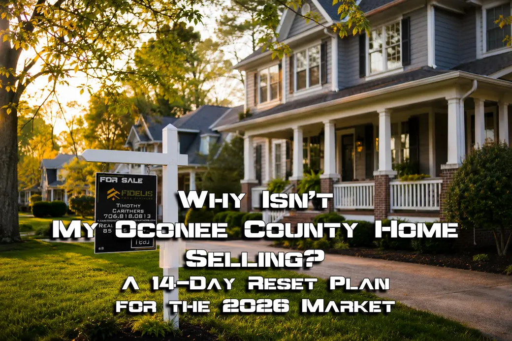 Why Isn't My Oconee County Home Selling? A 14-Day Reset Plan for the 2026 Market