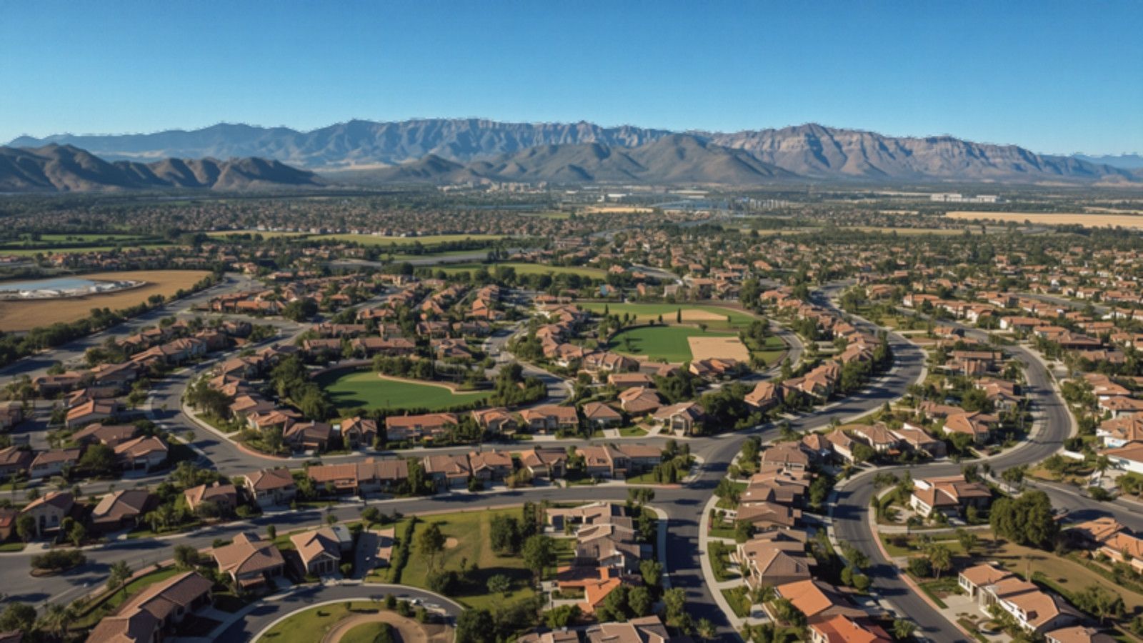 Master-planned South Orange County neighborhood with the Saddleback Mountains