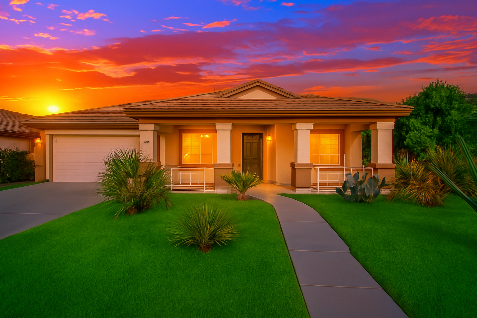 Professional Maricopa real estate agent consulting with clients in modern office setting