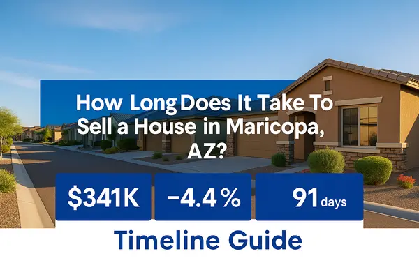 How Long Does It Take To Sell a House in Maricopa, AZ? Timeline Guide,James Sanson Maricopa's #1 Realtor