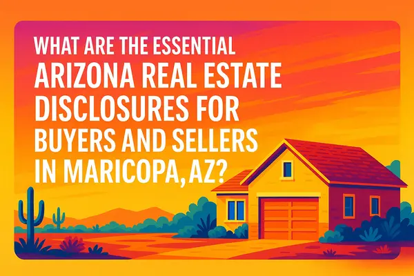 What Are the Essential Arizona Real Estate Disclosures for Buyers and Sellers in Maricopa, AZ?,James Sanson