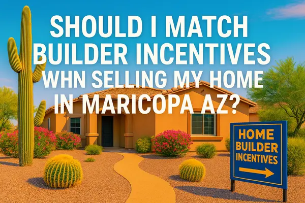 Should I Match Builder Incentives When Selling My Home in Maricopa AZ?,James Sanson