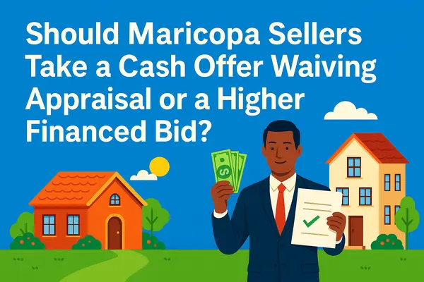 Should Maricopa Sellers Take a Cash Offer Waiving Appraisal or a Higher Financed Bid?,James Sanson